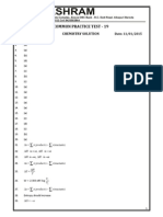 Common Practice Test - 19: Xi-Gseb MKP (Medical) Chemistry Solution