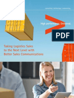 Accenture - Improving Logistics Services-Sales With Better Sales Communications