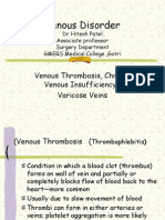 Venous Disorder: Venous Thrombosis, Chronic Venous Insufficiency, Varicose Veins