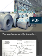 Tool Geometry and Tool Life