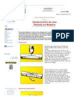 Método. Construccion de Una Helice en Madera