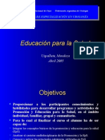 Educacion para La Salud. Enfermeria