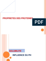 Proprietes Des Proteines