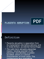 Abruptio Placenta