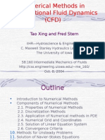 Numerical Methods in Computational Fluid Dynamics CFD