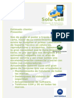 Carta de Presentacion A Empresas - Solucell