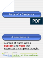 Parts of A Sentence