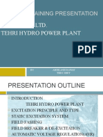 Summer Training Presentation: THDC India Ltd. Tehri Hydro Power Plant