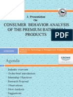 Study of Consumer Behavior of Sanitary Ware Appliances Final Presentation