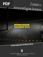 AA - Vv. - Homicidios Dolosos 2011