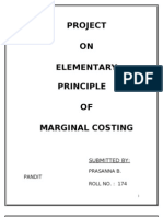 Elementary Principal of Marginal - 1project