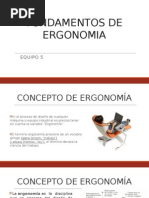 Fundamentos de Ergonomia