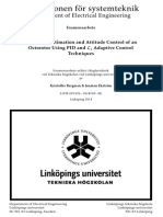 Modeling, Estimation and Attitude Control of An Octorotor Using PID and L1 Adaptive Control Techniques