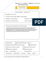 Design Topic: Earth Patterns Subject(s) : Science Grade(s) : 1 Designer(s) : Rachel Chadwick Understanding by Design