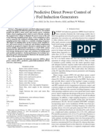 Model-Based Predictive Direct Power Control of Doubly Fed Induction Generators