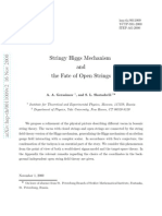 Stringy Higgs Mechanism and The Fate of Open Strings