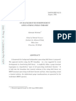 On Background Independent Open-String Field Theory