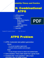 Lecture 6: Combinational Atpg: Design For Testability Theory and Practice