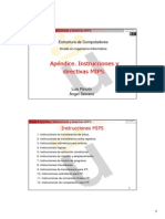 Tema 3 Apéndice. Instrucciones y Directivas MIPS 