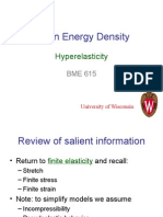 Strain Energy Density Function