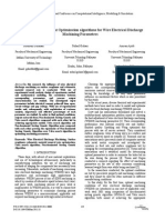 Comparison of Intelligent Optimization Algorithms For Wire Electrical Discharge Machining Parameters