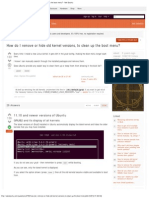 How Do I Remove or Hide Old Kernel Versions, To Clean Up The Boot Me