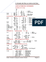 Tabla de Factores de Conversion Okey