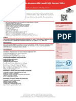 M20462 Formation Administrer Une Base de Donnees Microsoft SQL Server 2014 PDF