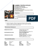 Gabriel Supang - Resume PDF