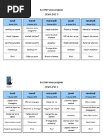 Menus Semaines 5a17