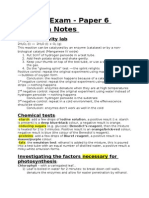 Biology Igcse Experiments