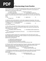 HESI Pharmacology Exam Practice