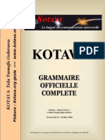 Official Grammar of Kotava