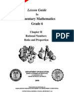 LESSON GUIDE - Gr. 6 Ration N Proportion F Ver