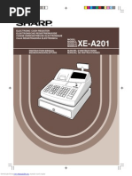 Manual Sharp XE-A201