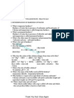 CHEMISTRY LAB VIVA Questions