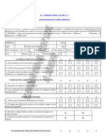 Formulario para Evaluación de Clima Organizacional