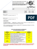 Escala de Calificacion de Los Aprendizajes