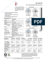 65° Triple-Band Directional Antenna: General Specifications