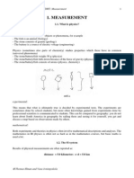 IB Physics Measurement