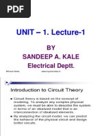 Development of Circuit Concepts Unit 1