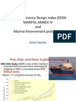 Energy Efficiency Design Index (EEDI) Marpol Annex Iv and Marine Environment Protection