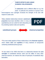 Substituent Groups Chemical Properties: Substituents Effects and Linear Free-Energy Relationships