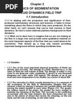 Lecture Notes - Physics of Sedimentation