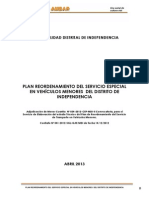 Estudio de Reordenamiento Vial Vehic Menores Independencia PDF