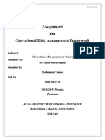 Operational Risk Management