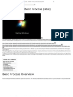 The Windows 7 Boot Process SBSL
