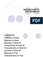 Introduction To Fiqh - Isb 542