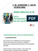 Programas de Seguridad y Salud Ocupacional