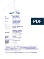 Aveva: Type Traded As